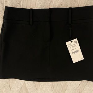 Zara Black mini skirt